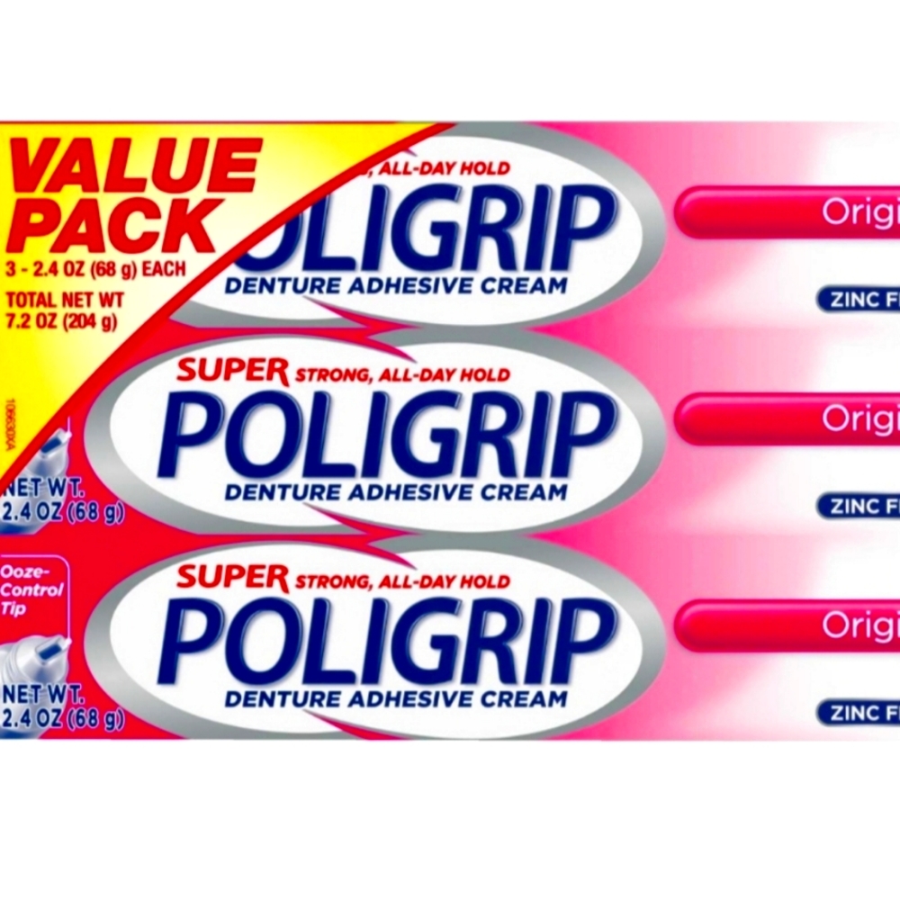 Poligrip 3 pack